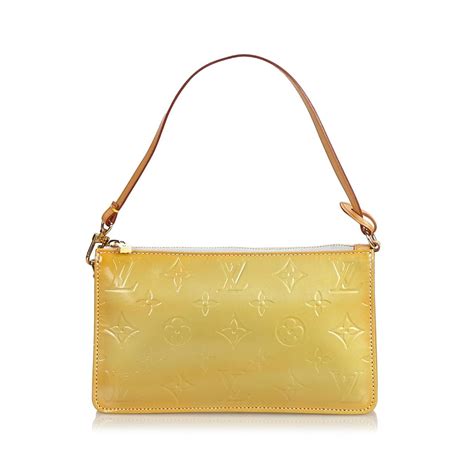 louis vuitton pochette yellow|Louis Vuitton envelope pochette bag.